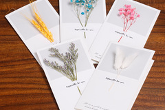 Buy Now: Mother's Day Thanksgiving Dried Flower Greeting Card - 500 pcs