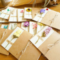 Comprar ahora: Kraft Paper Dried Flower Greeting Card for Mother's Day - 300 pcs