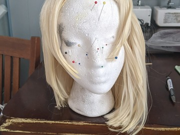 Selling with online payment: Styled Blonde Bob Wig, Combat Mercy Ziegler Wig