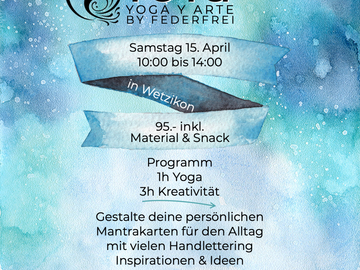 Workshop offering (dates): YoYa - Yoga y Arte - Yoga & Handlettering