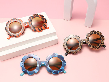 Buy Now: Kids Plastic Frame Glasses Camouflage Sunglasses - 100 pcs