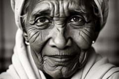 Selling: Gracious Old Indian Woman