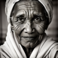 Selling: Gracious Old Indian Woman