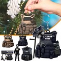 Comprar ahora: Police Gift Keychain Acrylic Pattern Backpack Keychain - 40 pcs