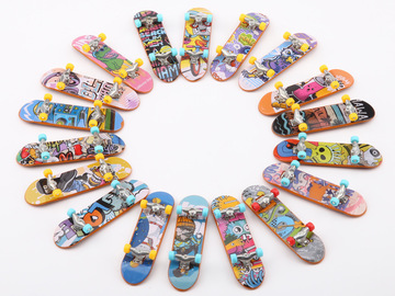 Buy Now: Alloy skateboard mini finger skateboard toy - 300 pcs