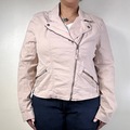 Selling: Loft Cotton Moto Jacket in the Softest Pink 