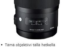 Alquilar un artículo: EF 35mm f1:1.4 DG HSM , Tampere