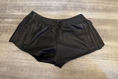 Verkaufen: MR-S-Leather gym short zipper pocket size M