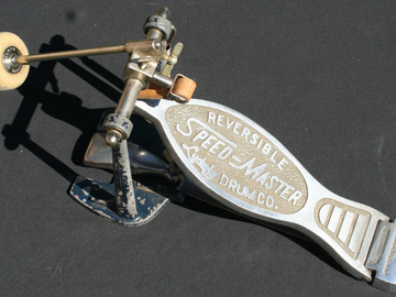 Selling with online payment: 1950-60s Ludwig Cocktail drum Speed Master pedal