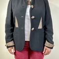 Selling: Super Fab Vintage Jacket w Leopard Print Trim
