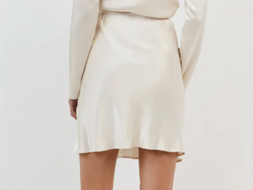 Selling: DISSH Charli Pearl Satin Slip mini dress