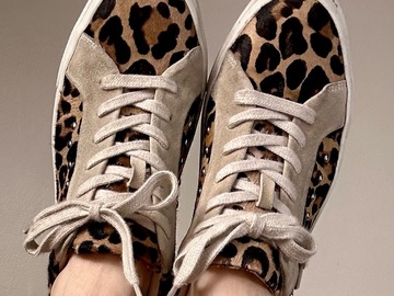 Selling: Zara Leopard Studded Sneakers