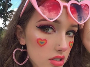 Buy Now: 35 pcs Colorful Heart Shape Female Fashion Sunglasses