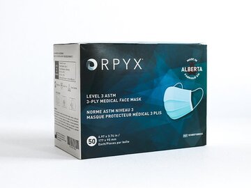 Comprar ahora: ORPYX - Level 3 ASTM Medical Face Masks 100 cases of 40 boxes