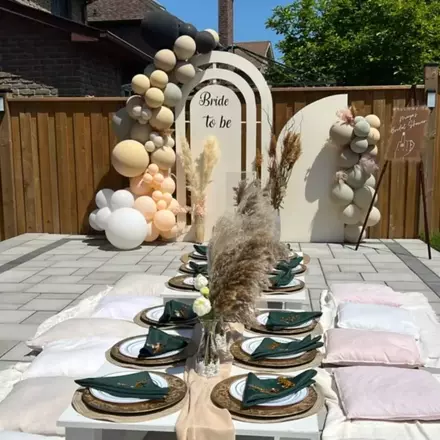 Boho picnic table rentals!! 