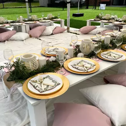 Boho picnic table rentals!! 
