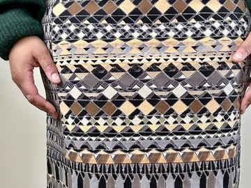 Selling: Earthy Print Straight Skirt 