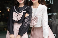 Selling with online payment: Cute Black Pink JK japanese school uniform