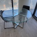 Individual Seller: Glass dinning table with chairs 