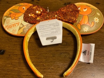 Selling with online payment: Orange Bird Minnie Ears - Limited Edition