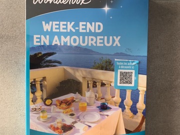 Vente: Coffret Wonderbox "Week-end en amoureux" (59,90€)