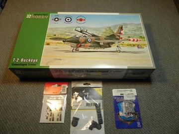 Selling with online payment: 1/32 Special Hobby T-2 Buckeye w/Aftermarket Detail Sets