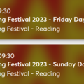 Event Tickets for Sale: Reading festival tickets