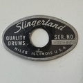 Selling with online payment: Slingerland Niles Badge Mid 1960's - Late 1970's