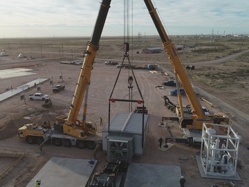 Project: Tandem Compressor Pick and Set in Orla, TX