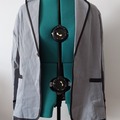 Selling with online payment: Gray school uniform blazer (Coat only)
