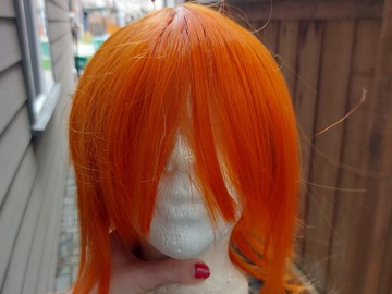 Selling with online payment: Medium orange wig