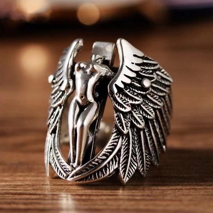 Men's Hip Hop Vintage Ring - 80 pcs