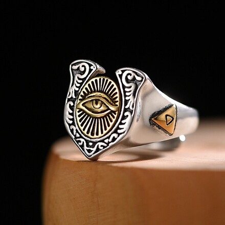 Men's Hip Hop Vintage Ring - 80 pcs