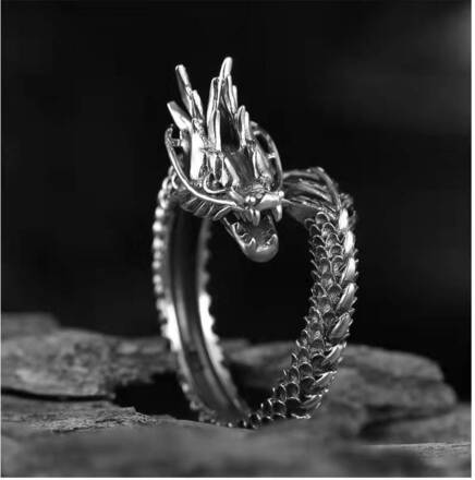 Men's Hip Hop Vintage Ring - 80 pcs