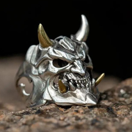Men's Hip Hop Vintage Ring - 80 pcs