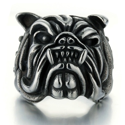 Men's Hip Hop Vintage Ring - 80 pcs