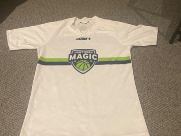 Selling with online payment: Hawthorn Magic t-shirt 