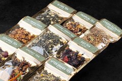 Food or Merchandise: Herbal tea sampler with 9 different premium natural organic mix