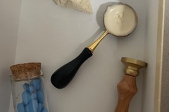 Myydään (Yksityinen): Sinettileimasin+tarvikkeita