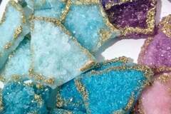 Food or Merchandise: Edible Crystals, edible geode druzy