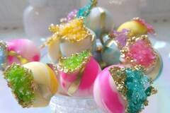 Food or Merchandise: 20 Gorgeous Chocolate Truffles! Inspired by Tropical colors