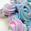 Food or Merchandise: 20 Delicious Colorful Meringue Cookie Swirls