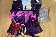 Selling with online payment: Uma Musume Biwa Hayahide Cosplay + Wig