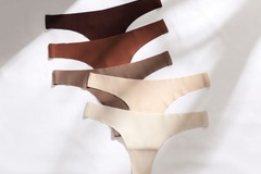 Buy Now: 13pcs One-piece ice silk underwear women's large size low waist