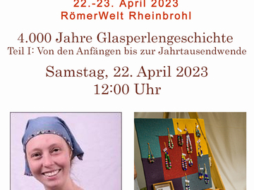 Nomeação: Vortrag von Christin Barthelmie: 4.000 Jahre Glasperlengeschichte