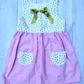 Selling: Vintage Handmade Dress with Rosebuds Youth Sz XS