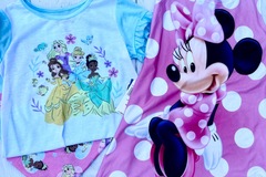 Selling: BUNDLE: NWT Disney Princess + Mini PJs Youth Sz L
