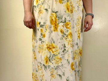 Selling: Vintage Sunny Floral Straight Maxi 