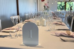 Renting out: White Table numbers 1-3 