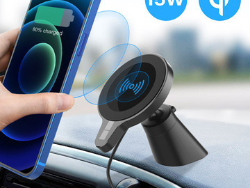 Comprar ahora: 6pcs Magnetic Wireless Car Charger Mount Stand For iPhone14 13 12